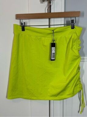 Ta3 Acid Neon Skirty size large slimming sexy party rave concert festival